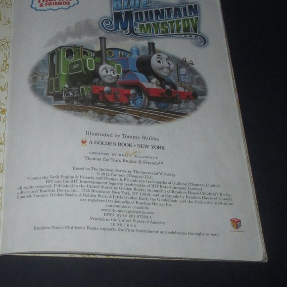 Thomas & Friends - Blue Mountain Mystery (2012, A Little Golden Book) Hardcover - Picture 2 of 4